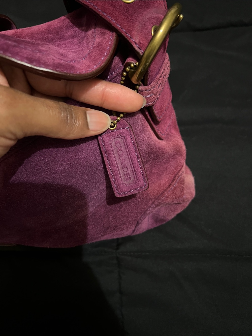 Coach Large Suede Soho - 9688 - Picture 12 of 12